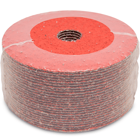 

5 x 7/8 60 Grit Ceramic Resin Fiber Sanding Grinding Discs - 25 Pack