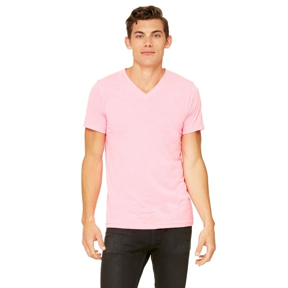 BELLA   CANVAS Heather CVC VNeck Tee 3005CVC