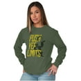 thumbnail image 4 of Popeye The Sailor Man Push Yer Limits Long Sleeve TShirt Men Women Brisco Brands M, 4 of 6