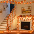 thumbnail image 4 of Batería String Lights TOPLEE de 30 pies y 60 LED, color calabaza y arce, 4 of 9