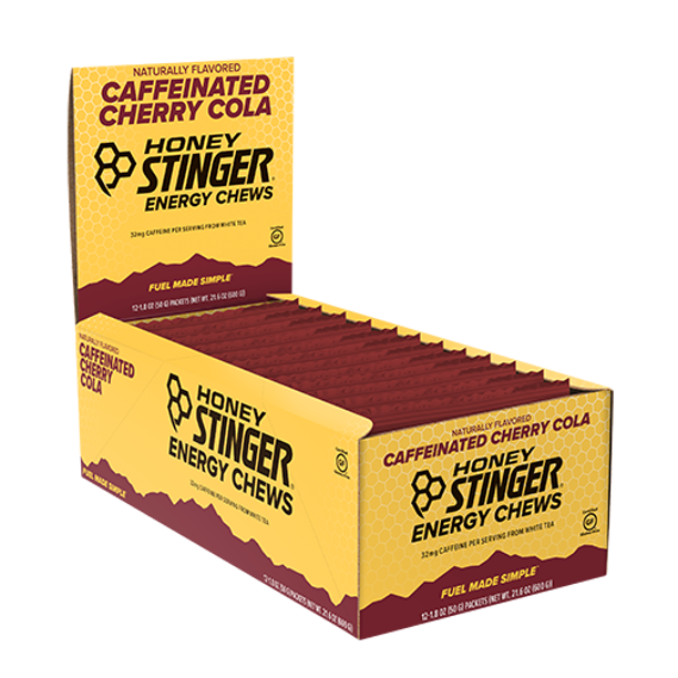Honey Stinger Organic Energy Chews, Cherry Cola Flavor, 12 Count