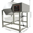 thumbnail image 2 of Electric Tumbler Marinator 360° Bidirectional Rotation Meat Vegetable Curing Machine 70L, 2 of 7