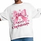 thumbnail image 3 of Mens T Shirts Pink Bowknot Snowflakes Short Sleeve Casual Men's Tee Tops Graphic T-Shirts for Teen Boys/Men, 3 of 8