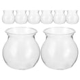 thumbnail image 1 of MOVTOTOP 8Pcs Clear Hydroponic Plant Pot For Desk Bookshelf Unbreakable Terrarium Plant Holders For Home Decor Creative Micro Landscape Tank For Succulent Planter, 1 of 1