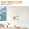 thumbnail image 4 of FESTFENDS Living Room Kitchen Wall Mounted Shelf Golden Iron Decoration for Homeowners 1Pack, 4 of 8