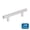 Polished Chrome, variant on Amerock Bar Pulls Square 3-3/4 inch (96mm) Center-to-Center Polished Chrome Cabinet Pull - 10 Pack