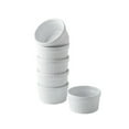 thumbnail image 1 of Kmbangi 6Pcs Baking Ceramic Bowl with Vertical Pattern Round Shape, 1 of 5