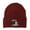 Maroon, variant on Santa Clause Flying Reindeers Embroidered Beanie - Maroon OSFM