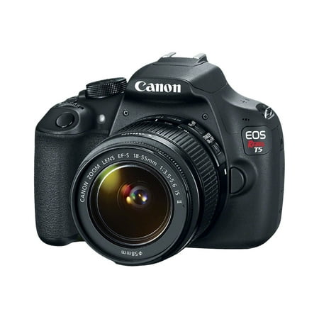Canon EOS Rebel T5 - Digital camera - SLR - 18.0 MP - APS-C - 1080p - 3x optical zoom EF-S 18-55mm IS II and EF 75-300mm III lenses - black