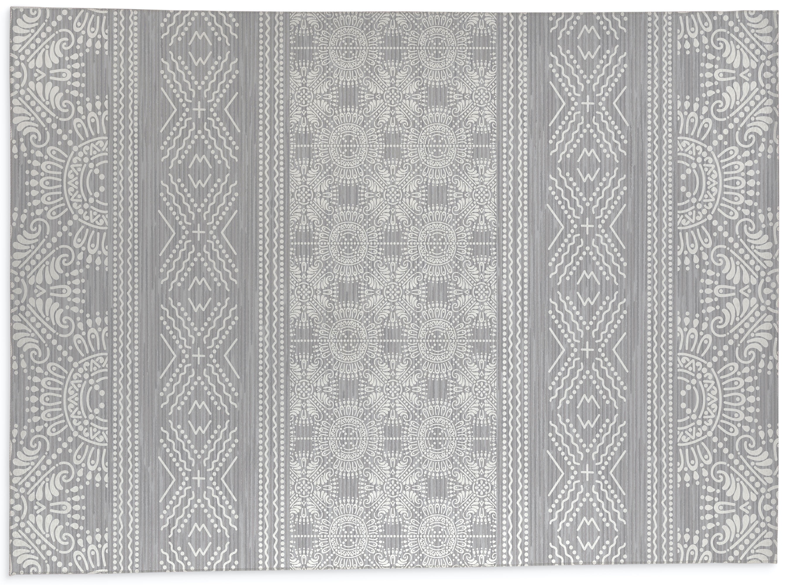 Dawson Light Grey Kitchen Mat by Kavka Designs