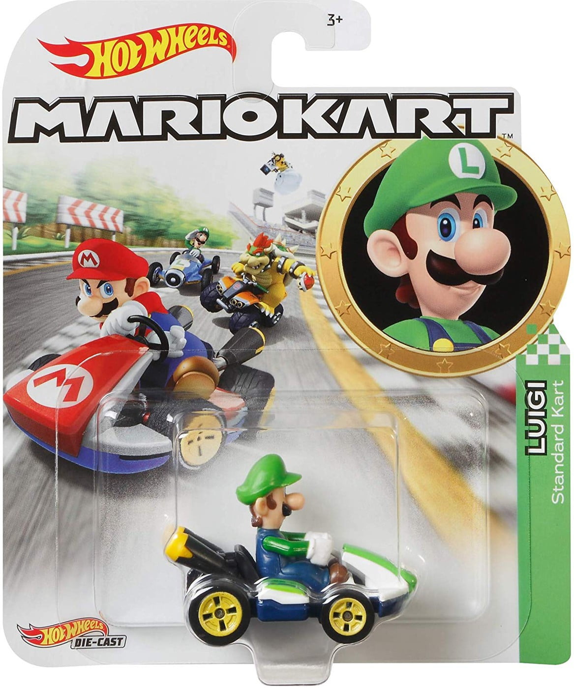 Rot Yoshi Std Kart V Rare Mario Kart Hot Wheels Spielzeug Autos 