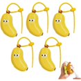 thumbnail image 1 of wonima02 Banana Toothbrush Cover, Portable Tooth Brush Cap Protectors, Tooth Brush Travel Protector Pod Case, Fits Electronic and Manual Toothbrushes, Toothbrush Case Holder for Travel(Yellow,5pcs), 1 of 1