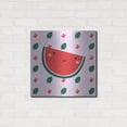 thumbnail image 3 of Luxe Metal Art 'Cute Watermelon' by Luxe Portfolio, Metal Wall Art, 24"x24", 3 of 8