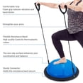 thumbnail image 6 of Danolapsi Balance Ball Trainer with Resistance Bands and Foot Pump,Balance Ball,1600 Lbs Inflatable Half Exercise Ball Balance Trainer with Nonslip Base,Half Yoga Ball Strength Training Equipment, 6 of 7