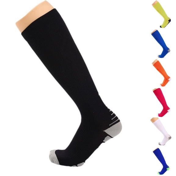 Gymayou Baseball Soccer Softball Socks for Adult Knee High Football Socks for Men Women