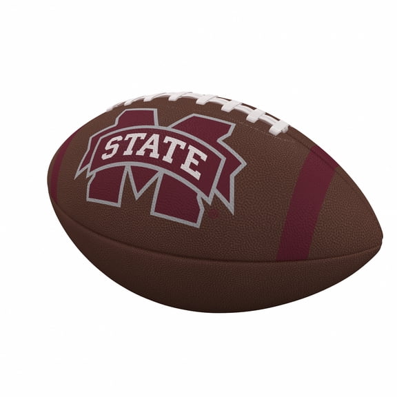 NCAA Mississippi State Team Stripe Official-Size Composite Football