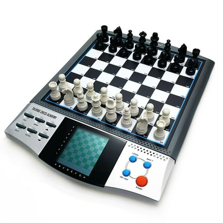 Chess Set Boards Game for Kids, 8 in 1 TALKING CHESS ACADEMY Handheld Games Computer, Talking Electronic Chess Master Pro for (Best Defence In Chess)