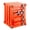 Orange - 1 Door, variant on 1pc 1 Door/2 Door Industrial Container, Side Table, Retro Bedside Table, Storage Cabinet With Door And Lock