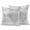 Gray, Silver, White, variant on 2 Pack Outdoor Waterproof Throw Pillow Covers,Vintage Linen Brown Palm Leaves Decorative Square Pillow Case Patio Pillowcases for Chair Couch Sofa 16x16in