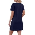 thumbnail image 5 of CIENVNSTG Women V-Neck Sampeel Dresses Sundresses Fashion Clothing Summer Casual Business Elegant Classy Work Clothes Vacation Dress 2026 Dark Blue M, 5 of 6