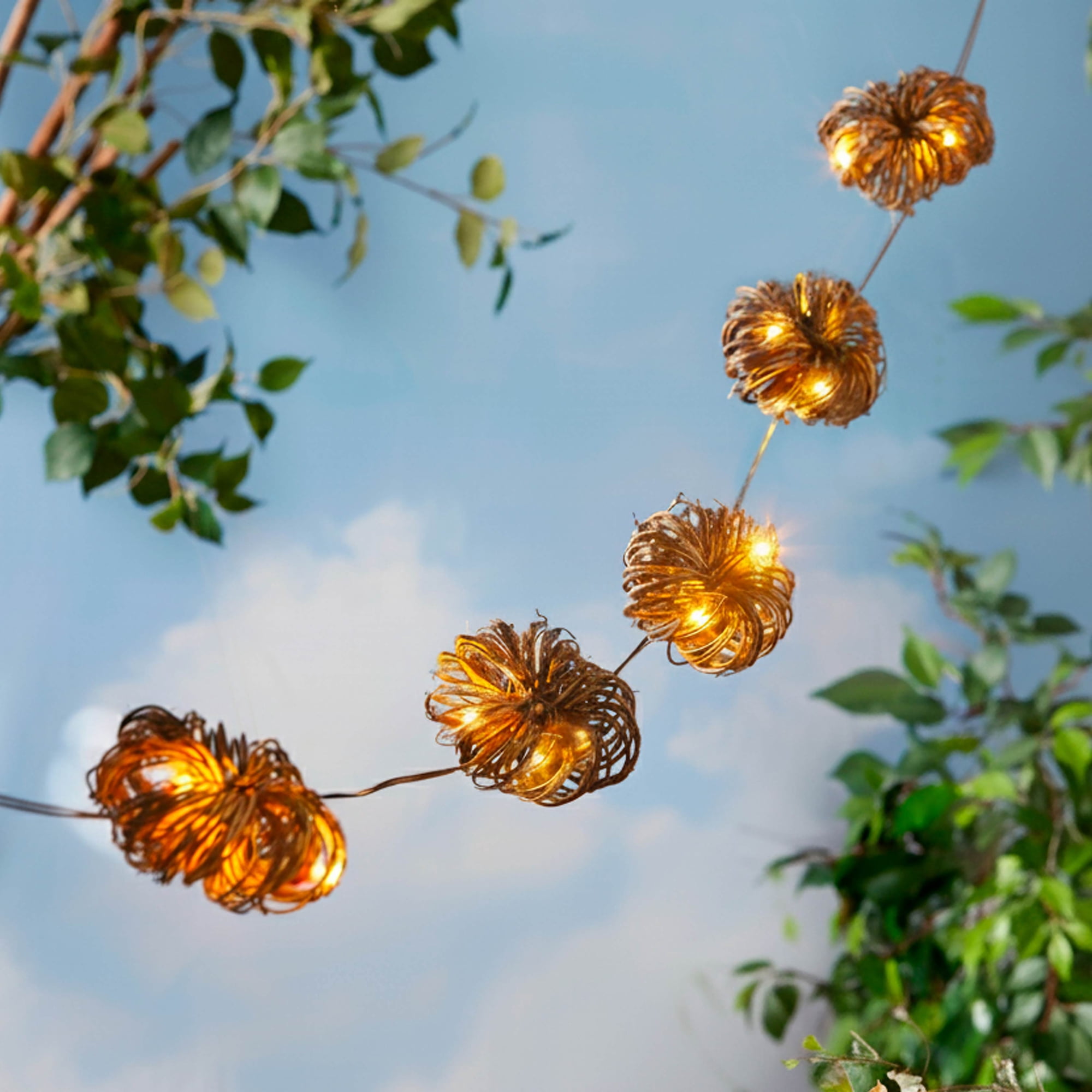 Lighted Pumpkin String Lights