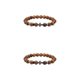 thumbnail image 3 of Qarigey de obsidiana con cuentas de piedra Natural, joyería para mujer, cuerda elástica, de tigre a la moda, regalo para Tipo 8 2piezas, 3 of 6