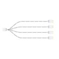 thumbnail image 3 of Cable de extensión de placa base de 5 V y 3 pines, concentrador de sincronización ARGB de un minuto, dos, tres o cuatro, cable de sincronización de expansión de línea dividida, 3 of 4