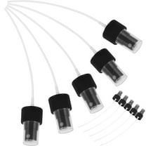 ibasenice 20pcs Perfume Bottle Cover Spray Tops Black PP Replacement Mist Spraying for Daily Use