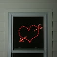 thumbnail image 3 of Impact Innovations 18" Lighted Red Valentine's Day Heart Bow and Arrow Window Silhouette Decoration, 3 of 3