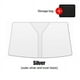 thumbnail image 1 of Parasol universal yuxing para parabrisas de coche 70 x 140 cm protección solar doble capa Plegable color plateado, 1 of 5