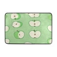 thumbnail image 5 of Bath Curtain & Non-Slip Bath Mat Set 12-Grommet Shower Curtain Memory Foam Bath Rug Green Apple, 5 of 8