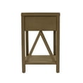 thumbnail image 2 of Wright Wheat 1-Drawer Solid Wood Farmhouse Nightstand by East at Main, 2 of 8