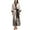 Black Beige, variant on Women's Belt Bath Robe Calf Length Bathrobe Medium Bathrobes Bridal Chic Drop Shoulder Comfy Luxury Blue Small-X-Large