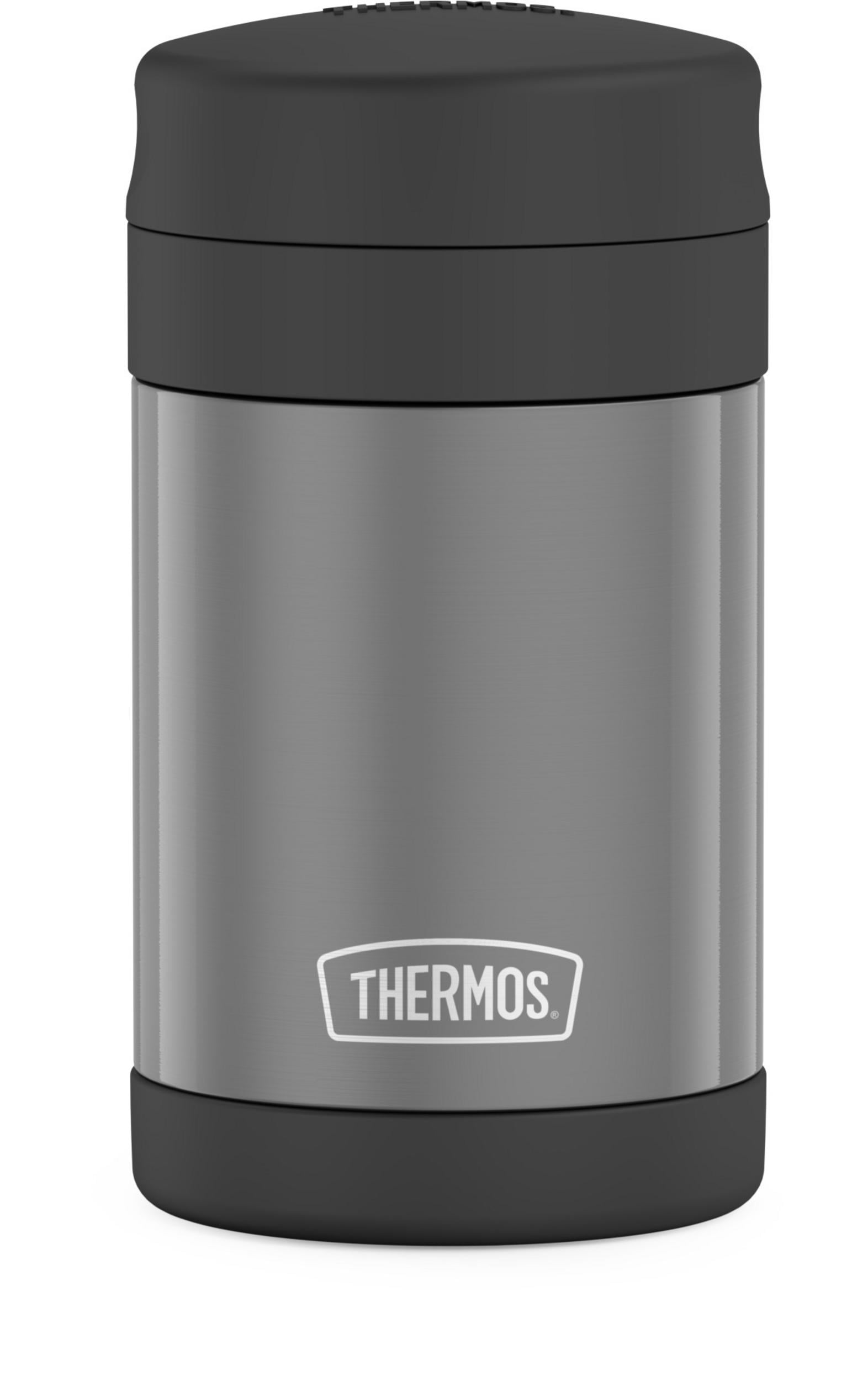 THERMOS FUNTAINER 16 Ounce Stainless Steel Vacuum Insulated Food Jar with  Spoon, Purple Mirage