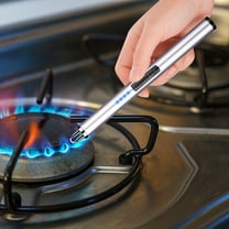 weibbin Windproof Lighters Outdoor Lighters - Gradual Ignition Charging Igniter Electronic Lighter Aromatherapy Candle Gas Stove Gift for Father's Day