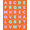 Orange, Pattern 1, variant on ODIKA 2'x3' Machine Washable Non-Slip Area Rug, Joyful ABC Adventure with Smiling Letters and Festival Banners High Traffic Rug, Pink, 699301