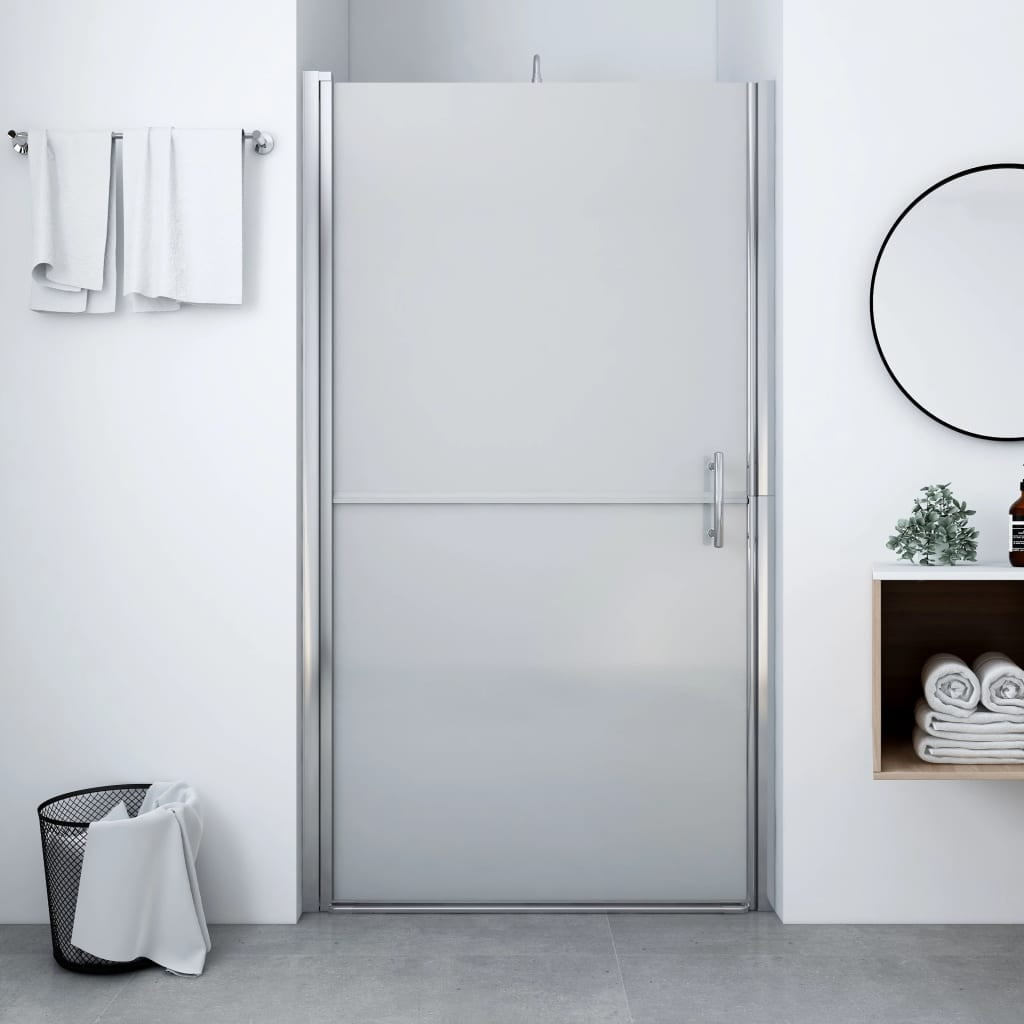 vidaXL Pivot Shower Door Bathroom Bath Screen Shower Enclosure Tempered Glass