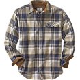 thumbnail image 2 of Legendary Whitetails Men's Standard Buck Camp Flannel Shirt, Shale Plaid, Large, 2 of 2
