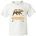 thumbnail image 3 of Inktastic Wyoming Vacation Bear Silhouette Youth T-Shirt, 3 of 5