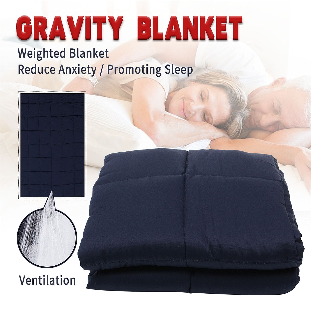 40''x60'' Premium Adult Weighted Blanket 10/15/20lbs ...