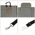 thumbnail image 3 of Unique Bargains 1 Pc Removable Car Seat Cover for Pet 53.54"x18.9"x22.83" Gray, 3 of 6