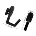 thumbnail image 2 of ELAYARD 30Pcs Black Pegboard Hook Set Sturdy Plastic Tool Hanger for Garage and Workshop Storage, 2 of 8
