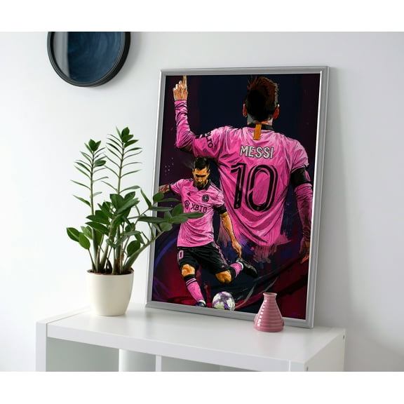 Lionel Messi Inter Miami Poster or Canvas Wall Art