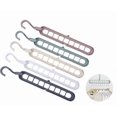thumbnail image 2 of Nine Hole Magic Hanger Space Saver Hanger Organizer Smart Closet Space Saver, 5-Piece Hanger Organizer Set, 2 of 4