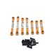thumbnail image 1 of Ounissouiy 1 Juego de varillas de tracción de coche RC, accesorio de actualización, pieza de sistema de dirección, ajuste Servo, Kit de accesorios de Kits de construcción modelo dorado Ounissouiy FN001478-01, 1 of 6