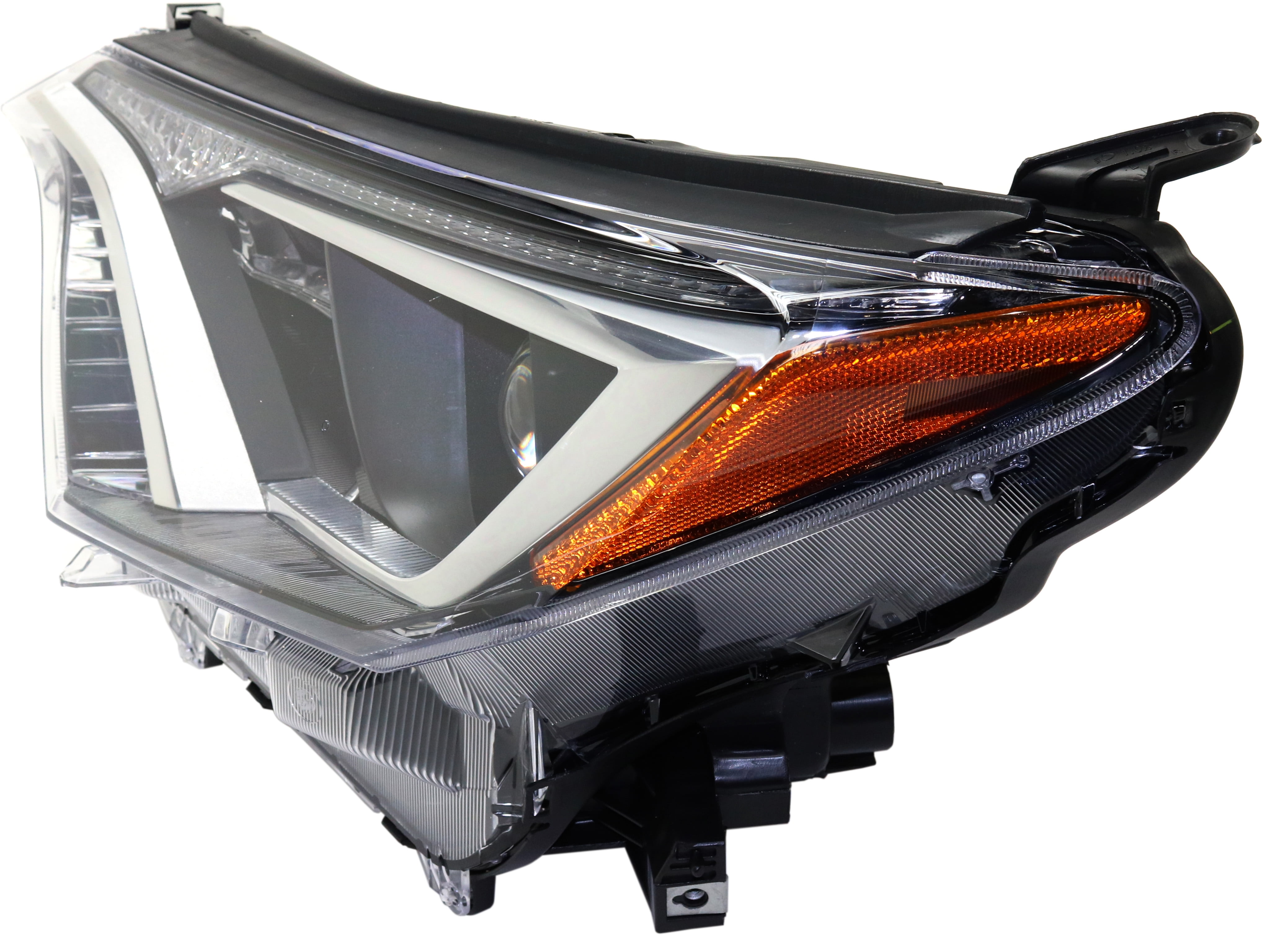 Replacement RT10010004 Headlight Compatible With 2016-2018 Toyota RAV4 Left Driver Halogen With bulb(s)