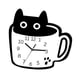 thumbnail image 4 of Reloj de pared decorativo para hogar, bonito reloj colgante silencioso que no hace para dormitorio, tienda, interior, aula, oficina, 4 of 9