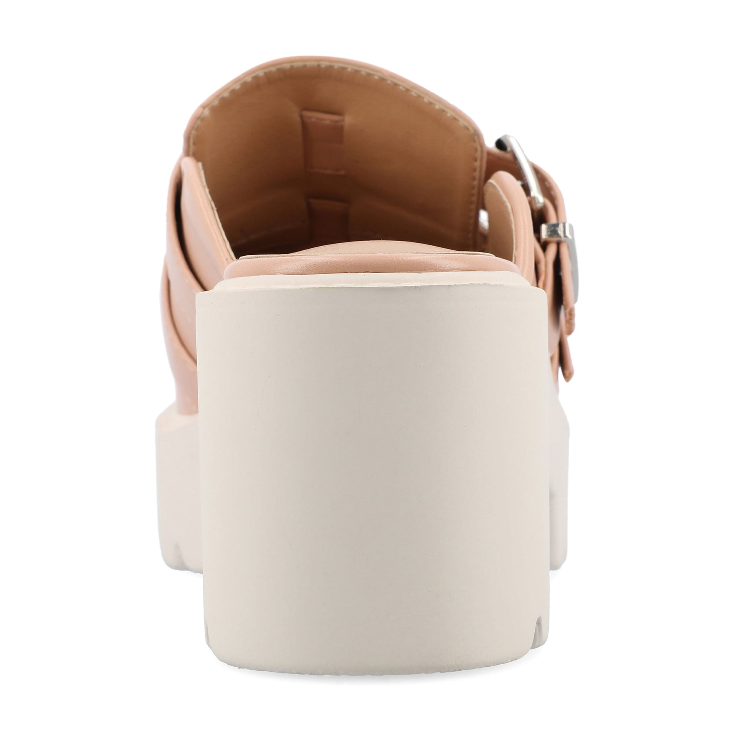 Journee Womens Brydie Light Weight Platform Slip On Loafer