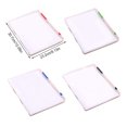 thumbnail image 2 of Dalazy A4 File Storage Box Clear Plastic Document Cases Desk Paper Organizers, 2 of 6