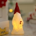 thumbnail image 6 of Ceramic Santa Claus Statue,3Pc Christmas Santa Claus Figurines,Standing Christmas Figurines Ornaments,LED Santa Claus Night Light Cute Figurines,Santa Claus Small Figurines for Home Office Decoration, 6 of 8